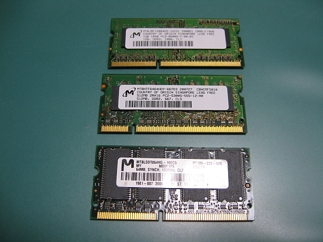 SO-DIMM 204pin DDR3 メモリの規格 – まとまりのないブログ
